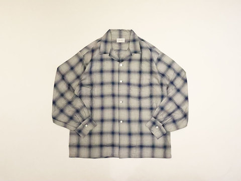 TOWN CRAFT (タウンクラフト) " ombre loop collar shirts "