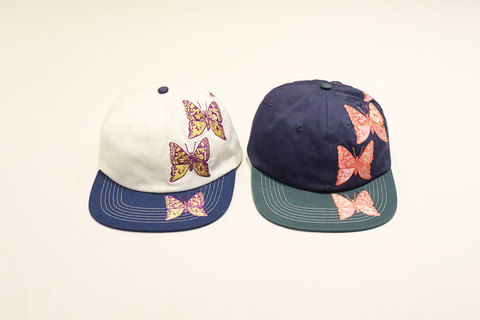 BUTTER GOODS (バターグッズ) " BUTTERFLY 6 PANEL CAP "