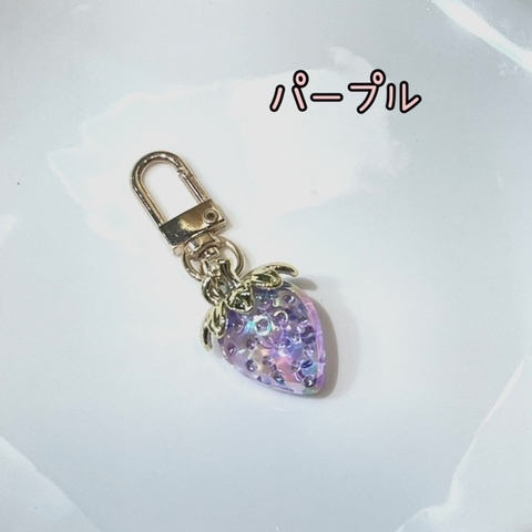 お守りストラップ　いちご