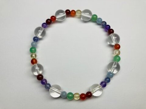 碧さんの虹色ブレスレット  S～LL