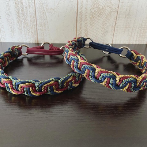 パラコード幅広首輪&リードのWalkie Doggie ウォーキードギー