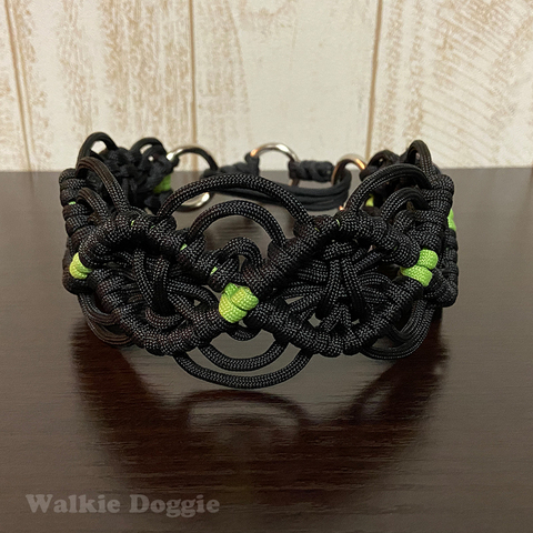 ＊ご予約品＊ パラコードWDボヘミアン首輪#518＋多機能リード#442・140㎝セット