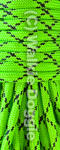パラコード550 (7芯) No. J201 ライムスネーク Lime Snake  5M