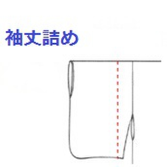 振袖・比翼付き留袖袖丈詰め
