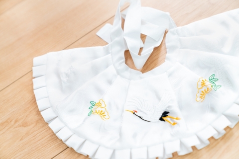 お宮参りよだれかけ丸洗い