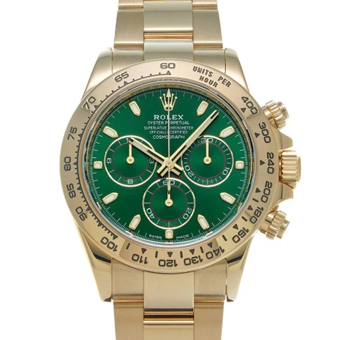 ROLEX ロレックス　デイトナ　116508 グリーンダイヤル　K18YG ジョンメイヤー