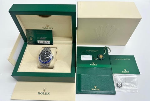 ROLEX ロレックス　GMTマスターⅡ 126710BLNR ジュビリー　2025年ギャラ　付属品完備