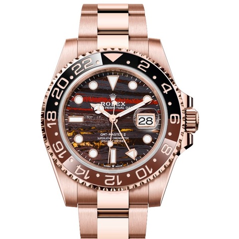 ROLEX GMTマスターⅡ 126715CHNR RG タイガーアイアン