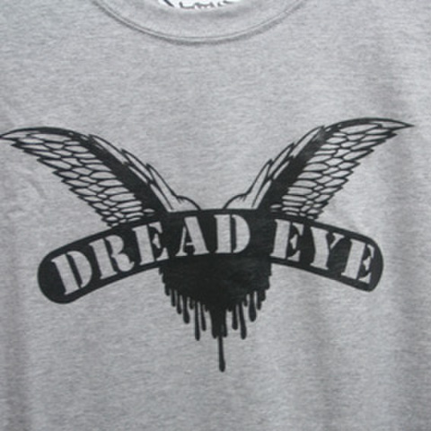 DREAD EYE cock sparrer RIP OFF T-SHIRTS GRAY