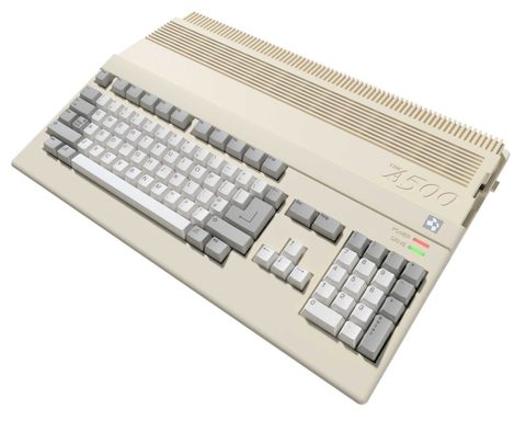 名機ミニ版レトロパソコン「Amiga500Mini」