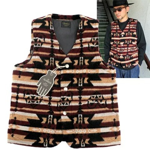 BY GLADHAND 21AW06 SPIRITS HEART_WOOL VEST