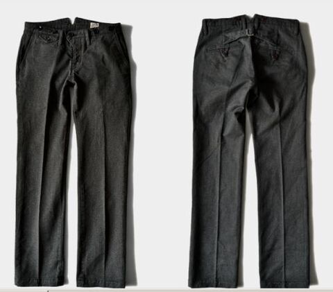 ■ORGUEIL 1002 CLASSIC Low Trousers　撚り杢　トラウザース