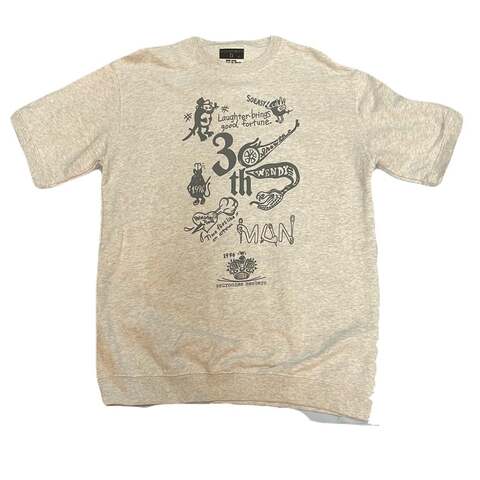 DetachedRoom　wendy30周年記念　半袖スウェット　アッシュグレー×グレー