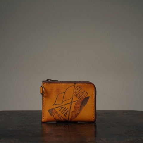 GLADHAND vasco LEATHER COIN CASE"GLAD POSTALS"