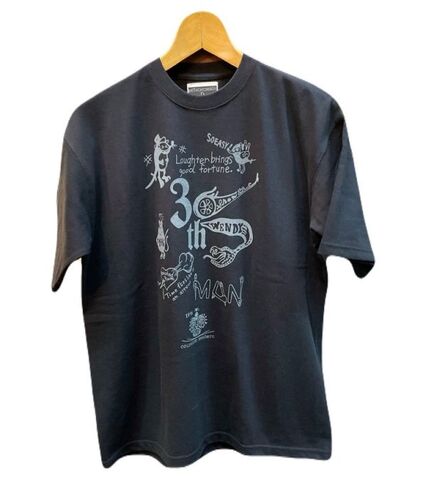 WENDY 30周年記念DESIGN S/S T-シャツ　9オンス ブラック