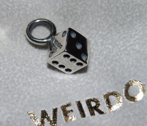 weirdo jewelry wp015 DICE_TOP SILVER ウィアード　ダイストップ