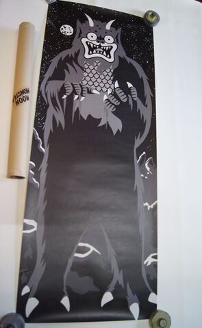 weirdo 22AWG08 GREAT MOON MONSTER_POSTER