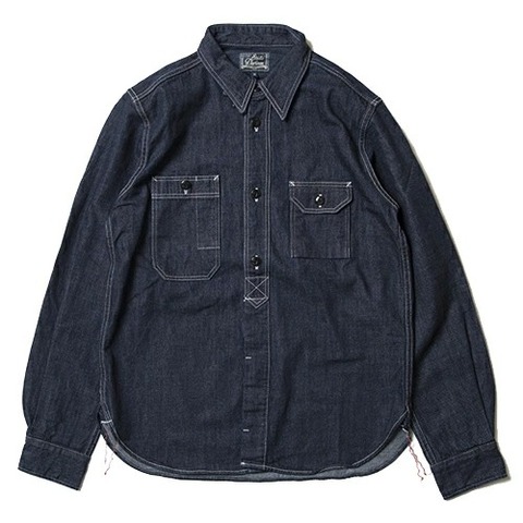 STUDIO D’ARTISAN 5333B デニム長袖ワークシャツ