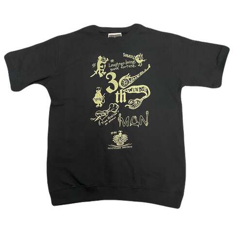 DetachedRoom　wendy30周年記念　半袖スウェット　ブラック