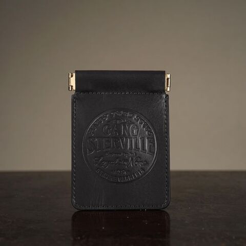 GANGSTERVILLE 24-AW-G06 CIRCLE SIG - LEATHER MULTI CASE