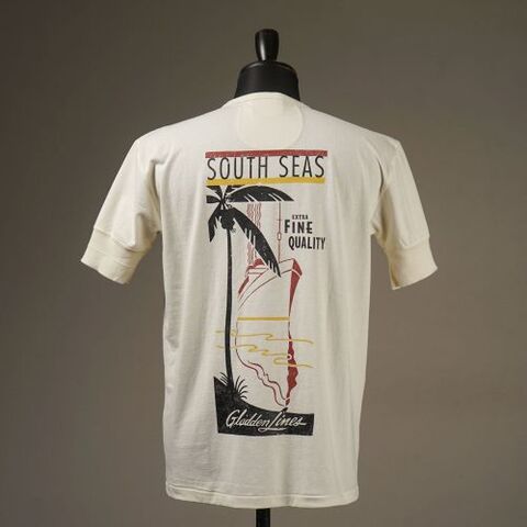 BY GLADHAND BYGH5120 GLADDEN LINES - S/S HENRY T-SHIRTS white