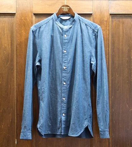 ORGUEIL Band Collar Shirt" OR-5080B バンドカラーシャツ