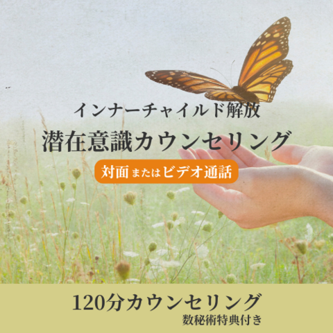 インナーチャイルド解放 潜在意識カウンセリング〈120分〉