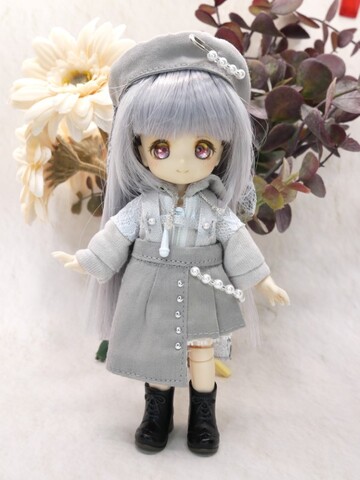 うさ耳パールパーカースカートセット◆全3色◆