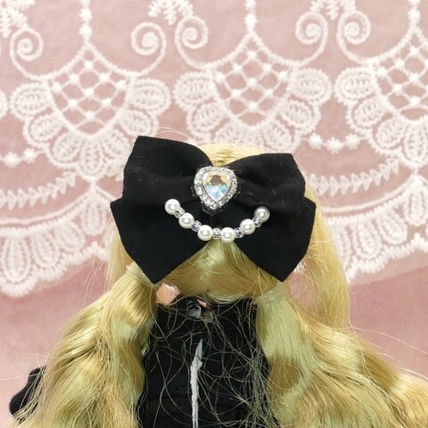 ガーリービッグヘアリボン◆全2色◆