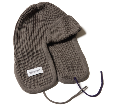 HUNTISM×VIRGOwearworks　RABBIT EAR KNIT CAP [VG-CB-145]　ヴァルゴ　ボンバーキャップ