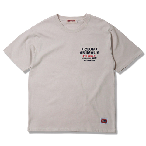 ANIMALIA  10.2oz Heavy Pocket S/S T-Shirts - CLUB ANIMALIA -  　アニマリア　スーパーヘビーウェイトポケットtee