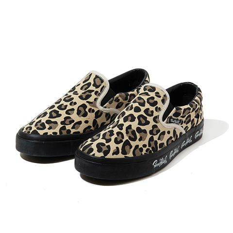 GOOD HELLER GH ORIGINAL SLIP ON / HERRINGBONE LEOPARD グッドヘラー　スリッポン