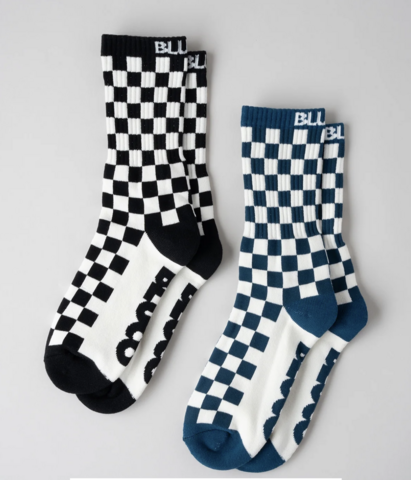 BLUCO 2-PACK SOX -Checker-　ブルコ　ソックス