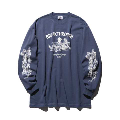 CLUCT BREAKTHROUGH[DYE L/S TEE] クラクト　ロンT