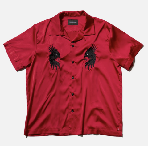 VIRGOwearworks LUXE BOWLING SATIN SHIRT ヴァルゴ　ボーリングシャツ