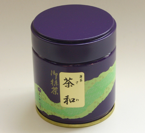 お抹茶薄茶茶和40ｇ缶入り
