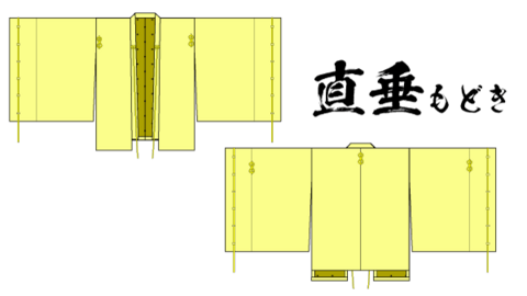 直垂もどきの型紙