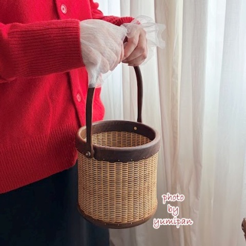ゆみぱんオリジナルデザイン　バケットバスケット　Step1