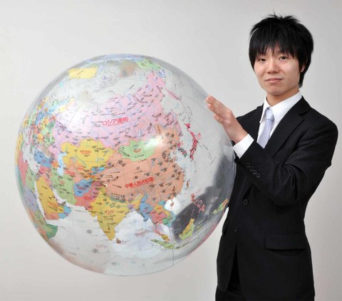 ビックボール地球儀